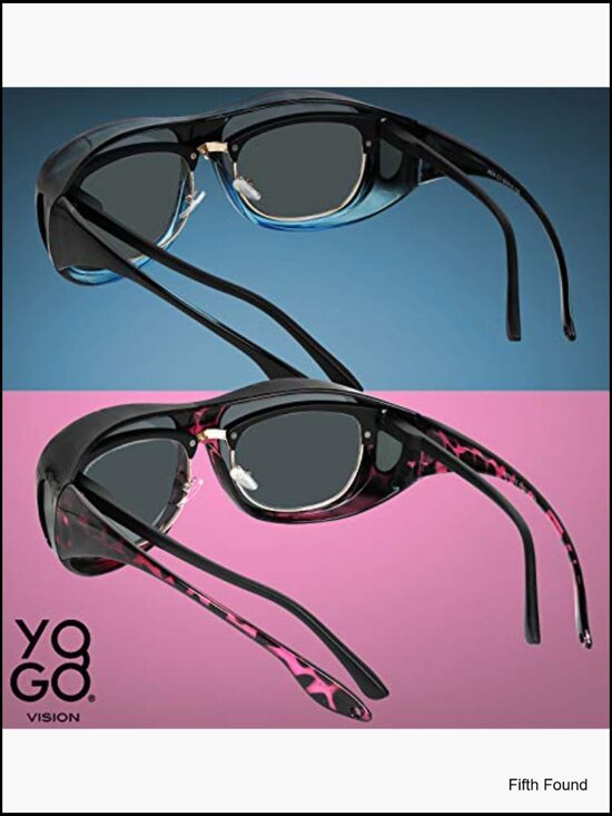 Fit Over Wrap Sunglasses Polarized UV Protection for Glasses Wearers Unisex main image 6